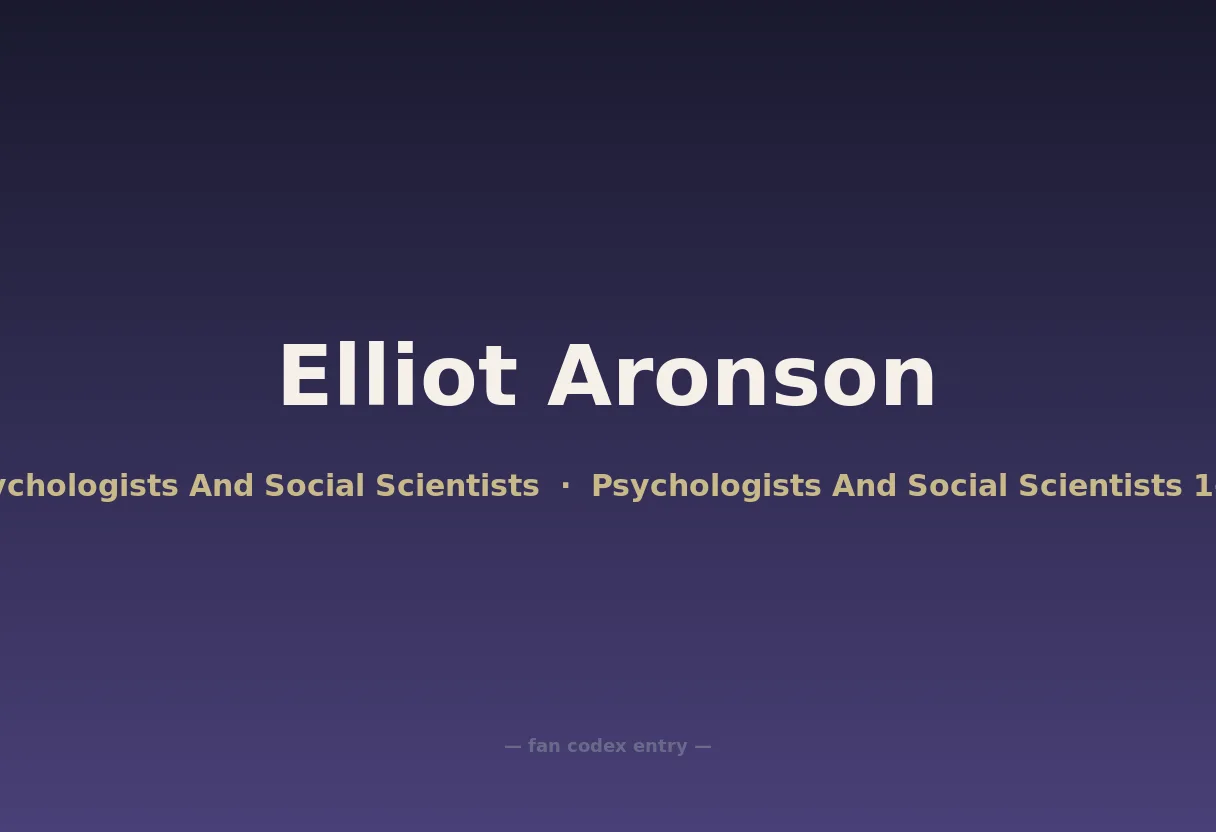 Elliot Aronson
