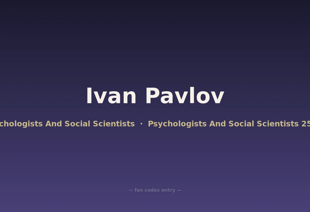 Ivan Pavlov