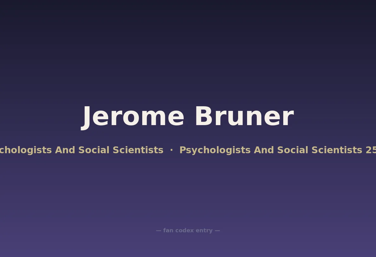 Jerome Bruner